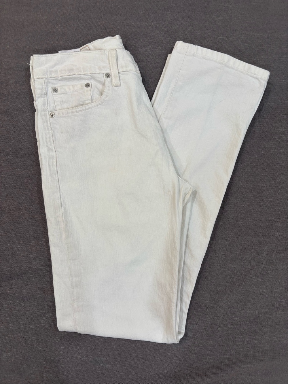 Levi’s 513 Men's White Jeans - Classic Straight Fit